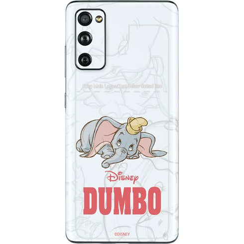Disney Dumbo Classic sketched portrait Galaxy S20 Fan Edition Skin